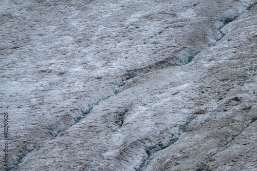 Glacier ice from the Buerbreen glacier near Odda