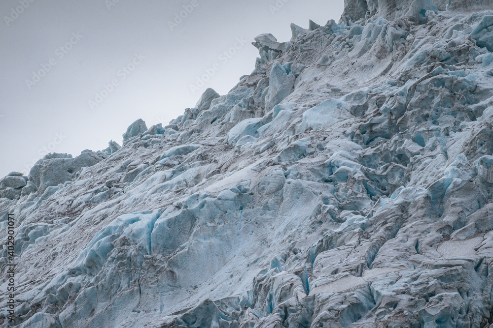 Fototapeta premium Glacier ice from the Buerbreen glacier near Odda