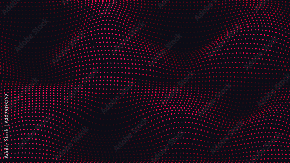 background de ondas vermelho