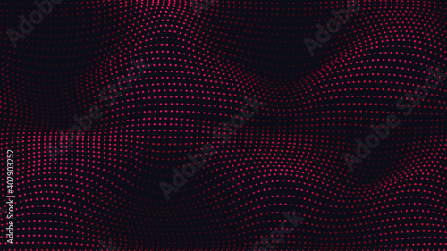 background de ondas vermelho photo