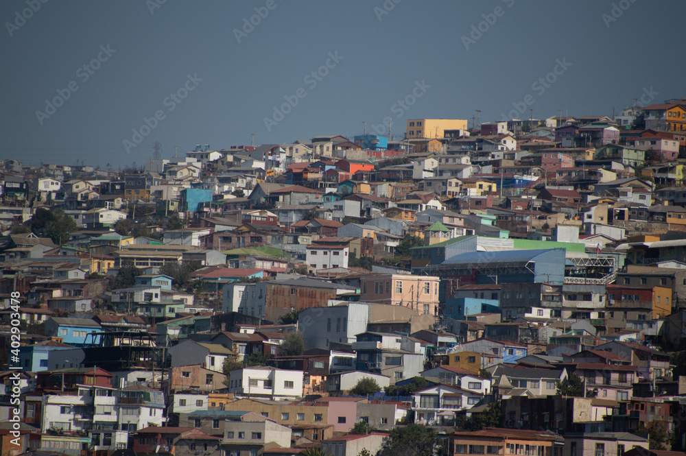 valparaiso, chile, south america, humble city on the hill