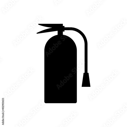 Fire extinguisher outline icon isolated. Symbol, logo illustration for mobile concept, web design and games.