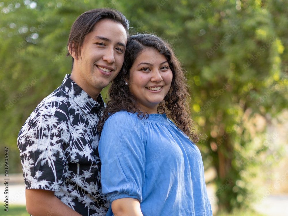 young people in love on valentine's day