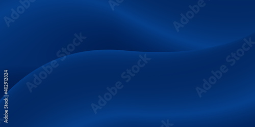 Dark blue abstract wave background. Trendy dark blue grey color of 2021 background. Suit for business, corporate, institution, party, festive, seminar, and talks