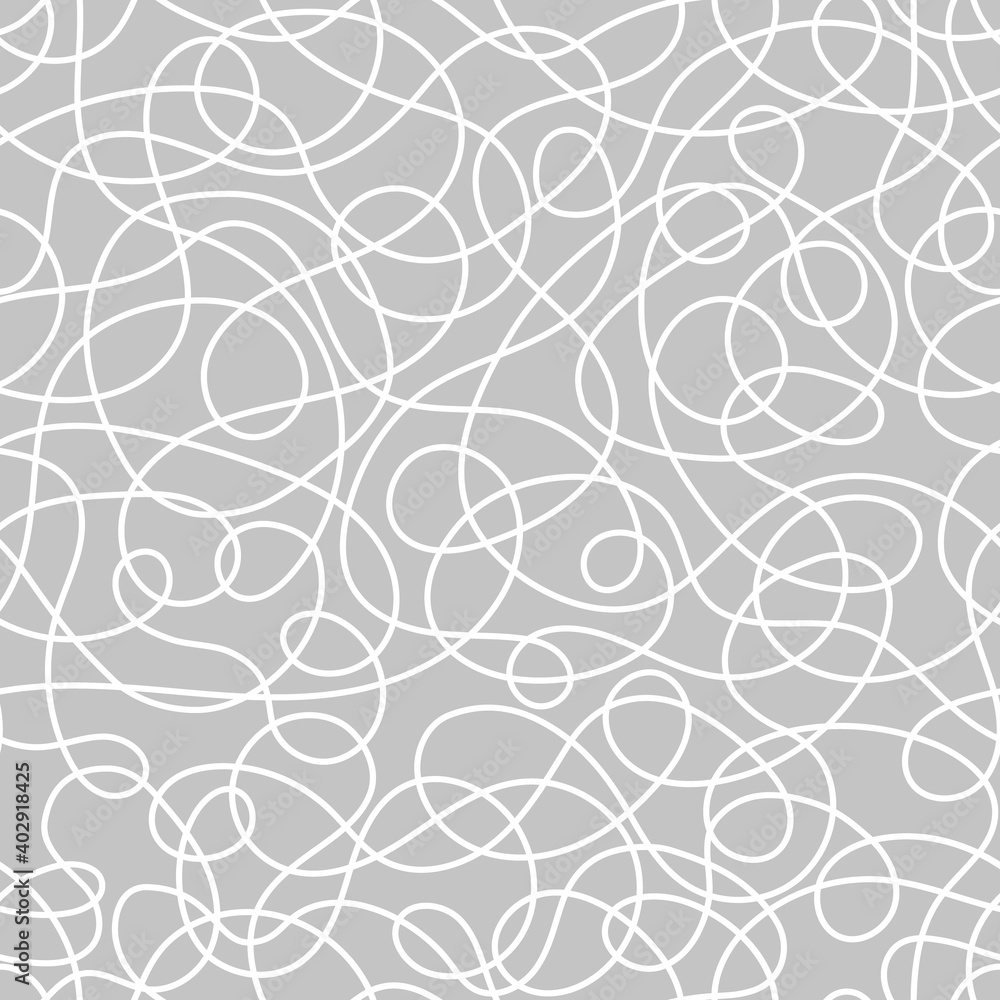 Vector seamless pattern with abstract lines and shapes. Simple design for textile, wallpaper, wrapping paper Vector seamless pattern with abstract lines and shapes. Simple design for textile, wallpaper, wrapping paper