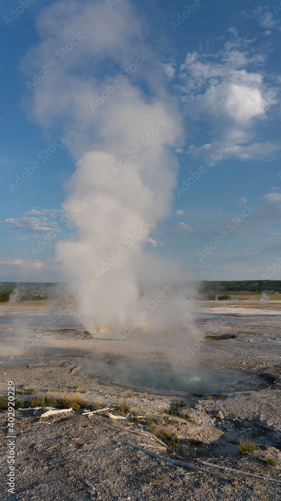 geyser in national park