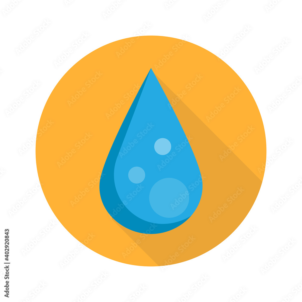 Water drop icon. Vector illustration. Water drop icon. Vector illustration.