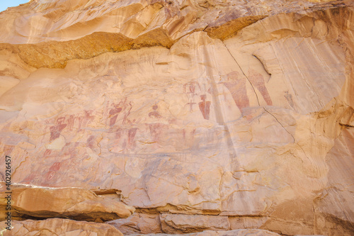 Принти на полотні Sego Canyon Pictograph outside Moab, Utah
