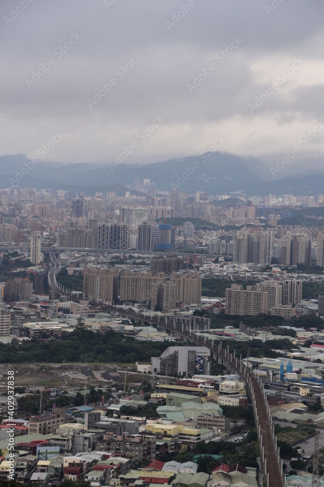 The view of New Taipei City in Taiwan