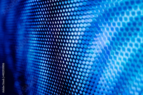 CloseUp LED blurred screen. LED soft focus background. abstract background ideal for design.