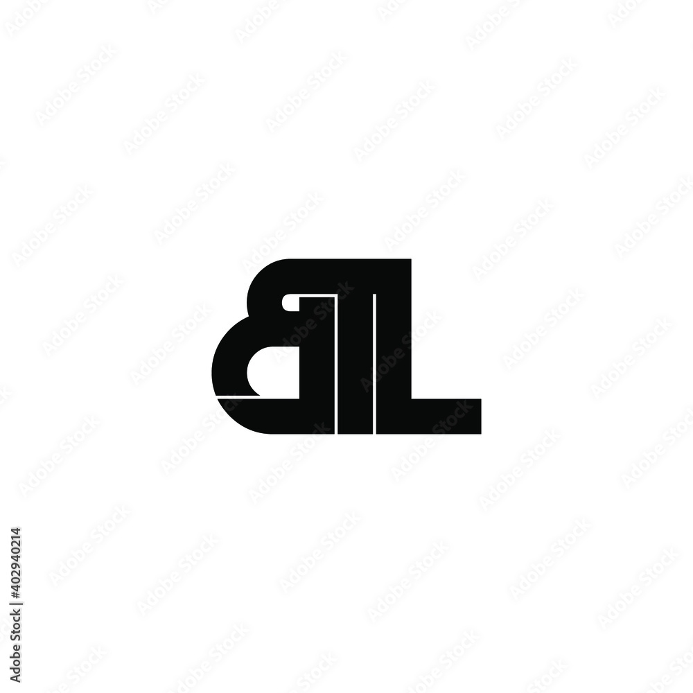 btl letter original monogram logo design btl letter original monogram logo design