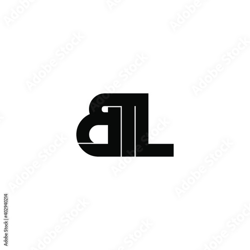 btl letter original monogram logo design