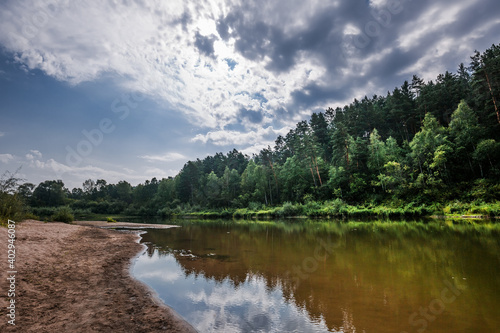 The River Berd. Western Siberia, Russia photo