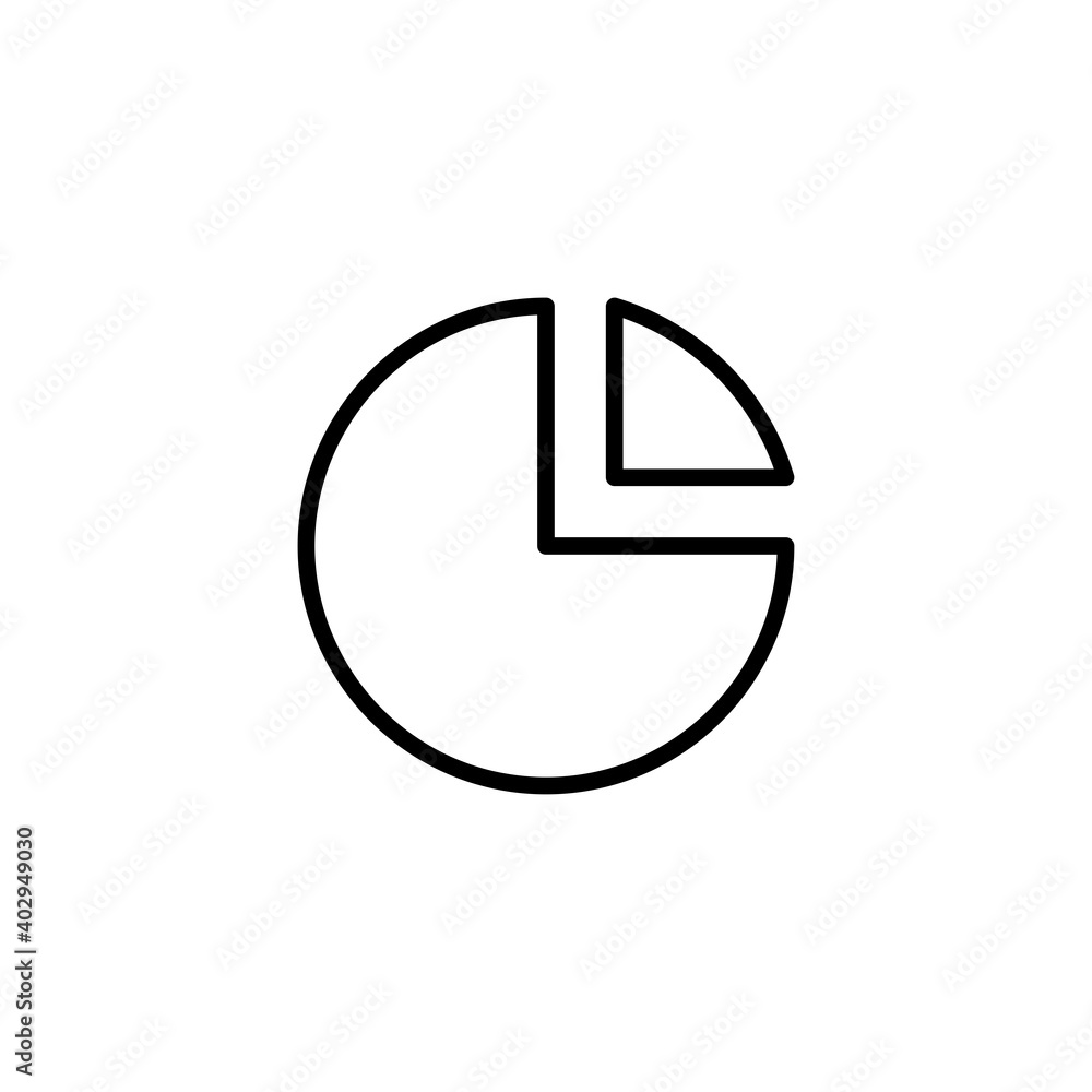 Chart icon, Chart symbol vector Chart icon, Chart symbol vector