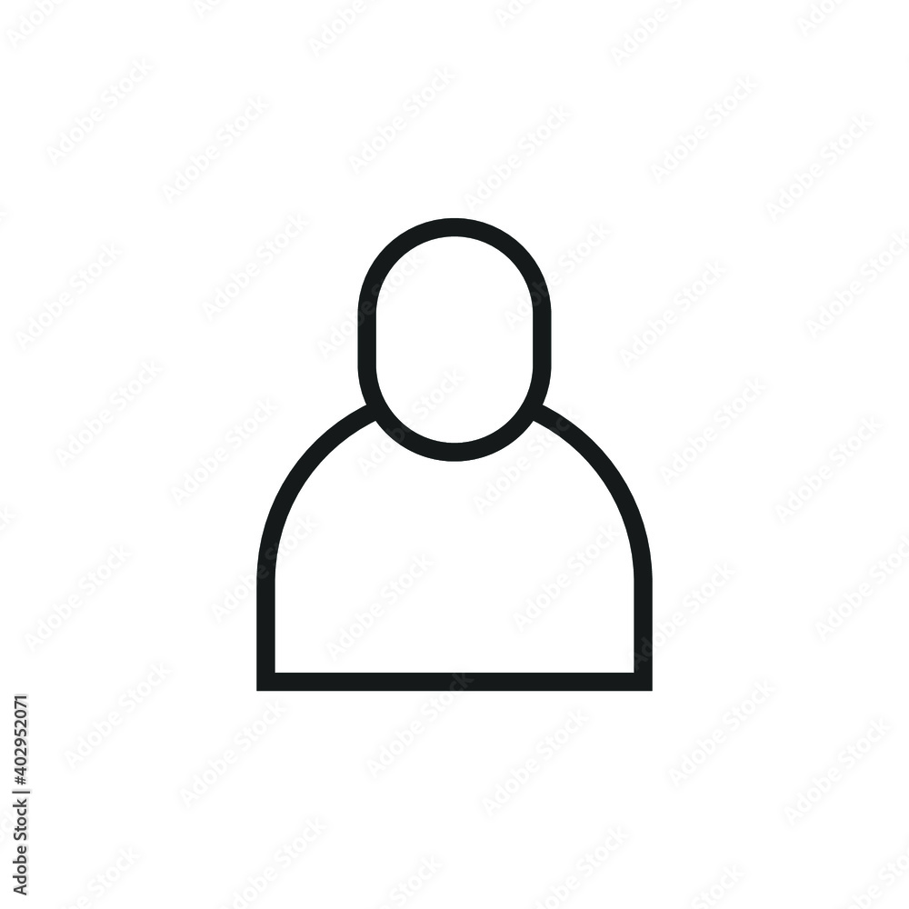 Editable login, User, Account Line Art Icon Using For Your Presentation, Website And Application Editable login, User, Account Line Art Icon Using For Your Presentation, Website And Application