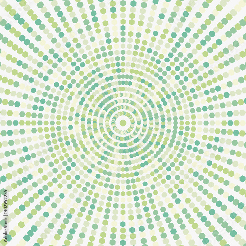 Abstract Green Vortex Art Design Background