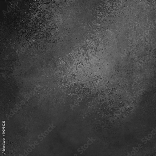 silver black background vector with vintage grunge texture, metallic gray industrial style design