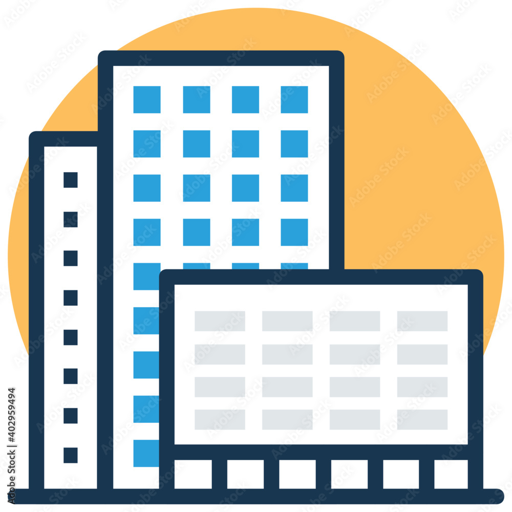 Modern style illustration of Silicon Valley Vector Icon Modern style illustration of Silicon Valley Vector Icon