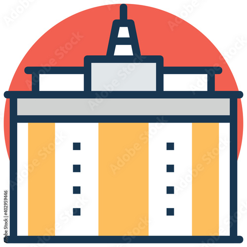 Brandenburg Gate, Berlin Vector Icon