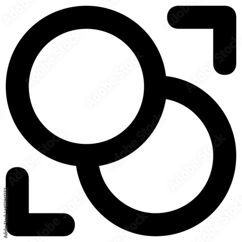 Focus vector Overlapping or focus illustration 