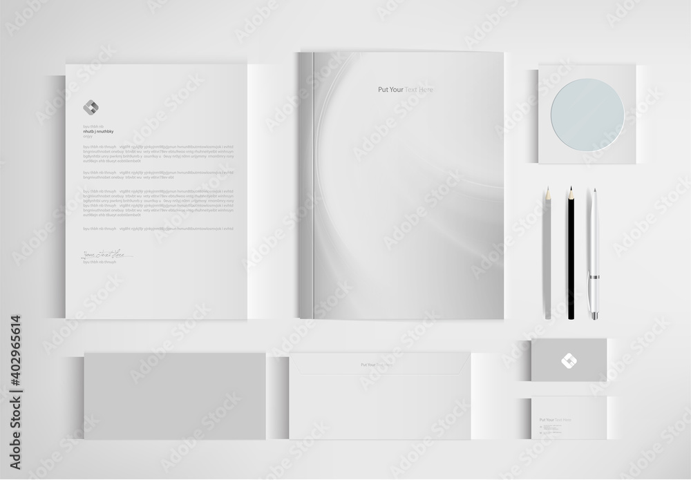 Mock up set business brand template of stationery. vector design. Mock up set business brand template of stationery. vector design.
