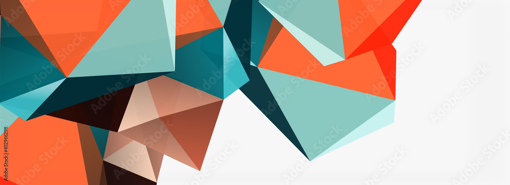 3d mosaic abstract backgrounds, low poly shape geometric design 3d mosaic abstract backgrounds, low poly shape geometric design