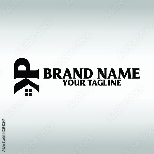 real estate logo design template, Construction Architecture Building 