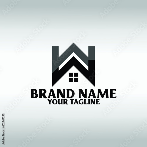 real estate logo design template, Construction Architecture Building 