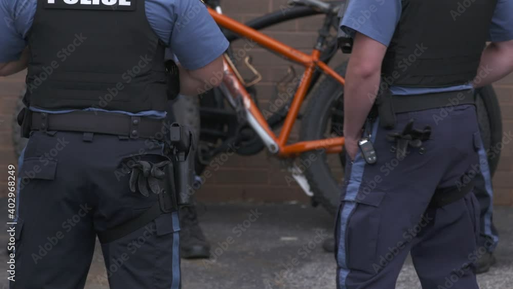 Police Officer Swaying Side-to-Side 4K Police Officer Swaying Side-to-Side 4K