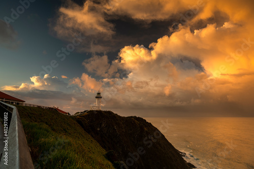 Byron Bay at sunset, Byron Bay Australia