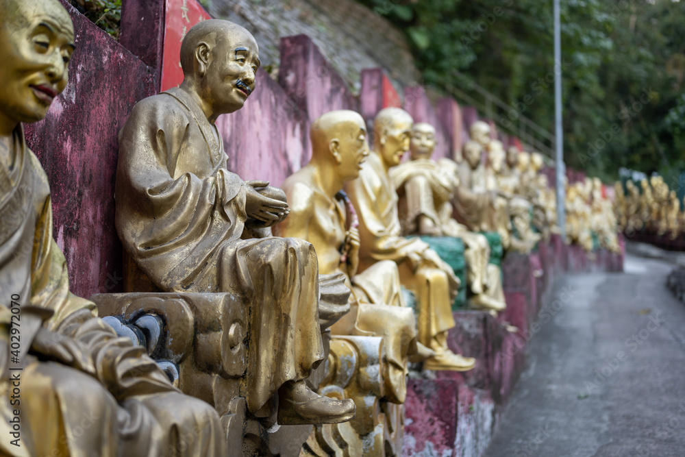 The Ten Thousand Buddhas Monastery .