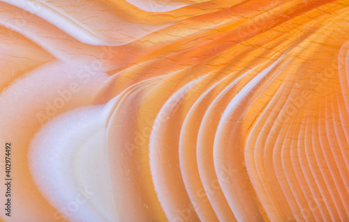 orange and white agate fine texture with lines
