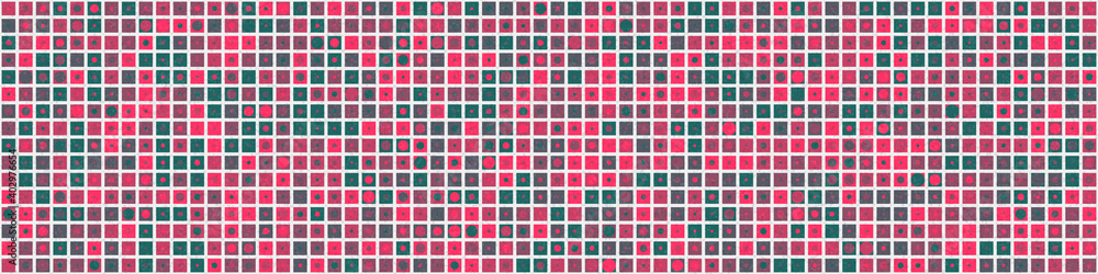 Fototapeta premium Abstract Geometric Pattern generative computational art illustration