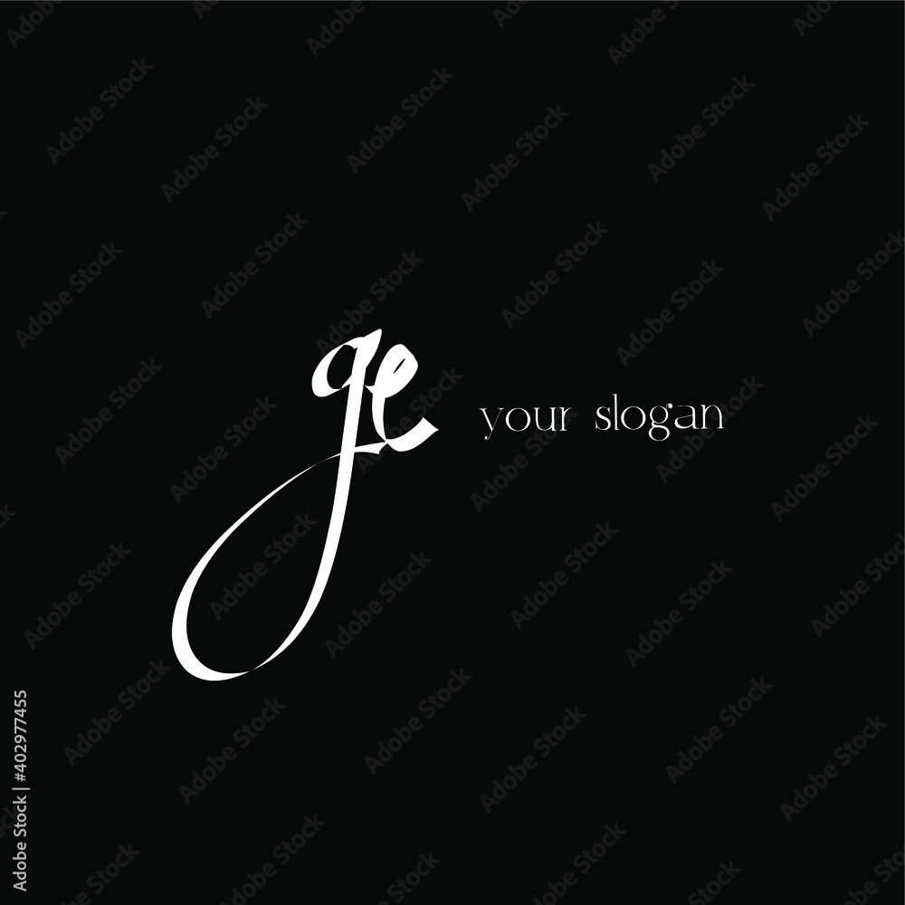 GE g e Initial handwriting creative fashion elegant design logo Sign Symbol template vector icon GE g e Initial handwriting creative fashion elegant design logo Sign Symbol template vector icon