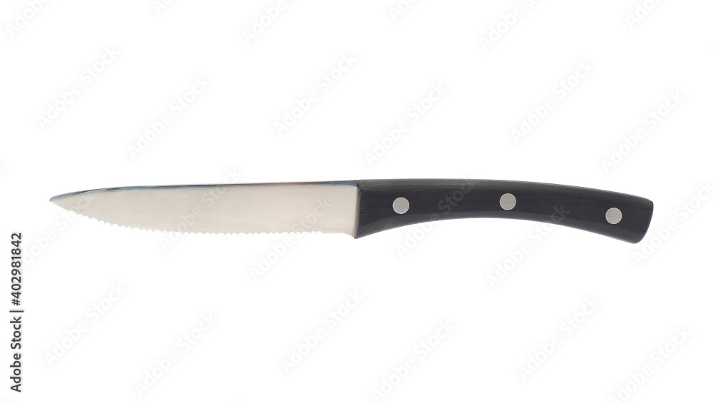 Steak knife isolated on white background Steak knife isolated on white background