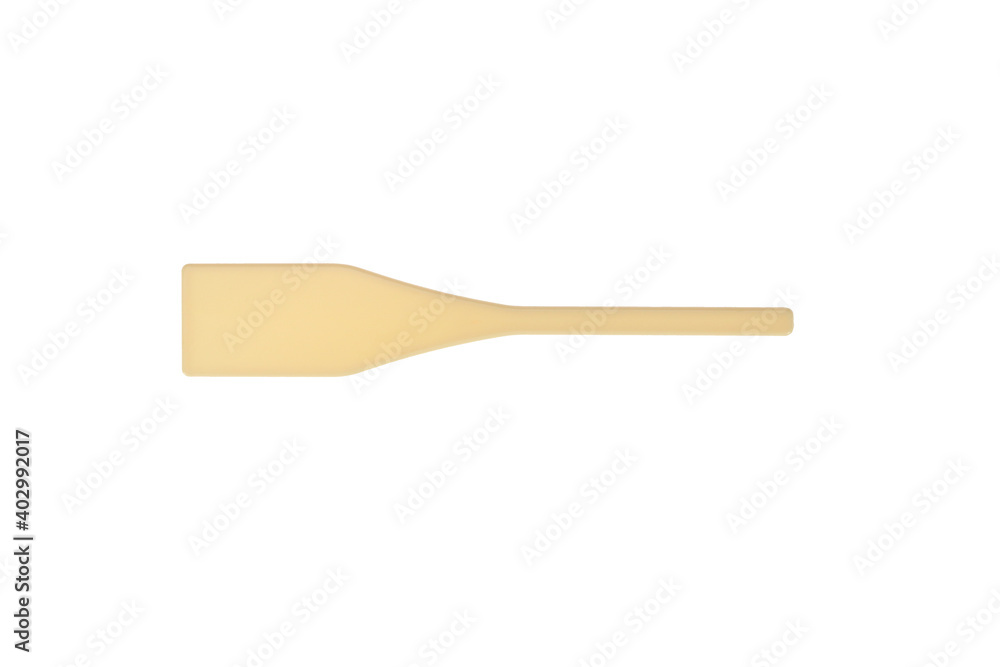 Toy kitchen spatula. On a white background, isolated. Toy kitchen spatula. On a white background, isolated.