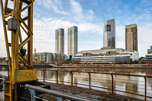 Puerto Madero, Buenos Aires, Argentina: view of the modern buildings on the shore of the Rio de la Plata