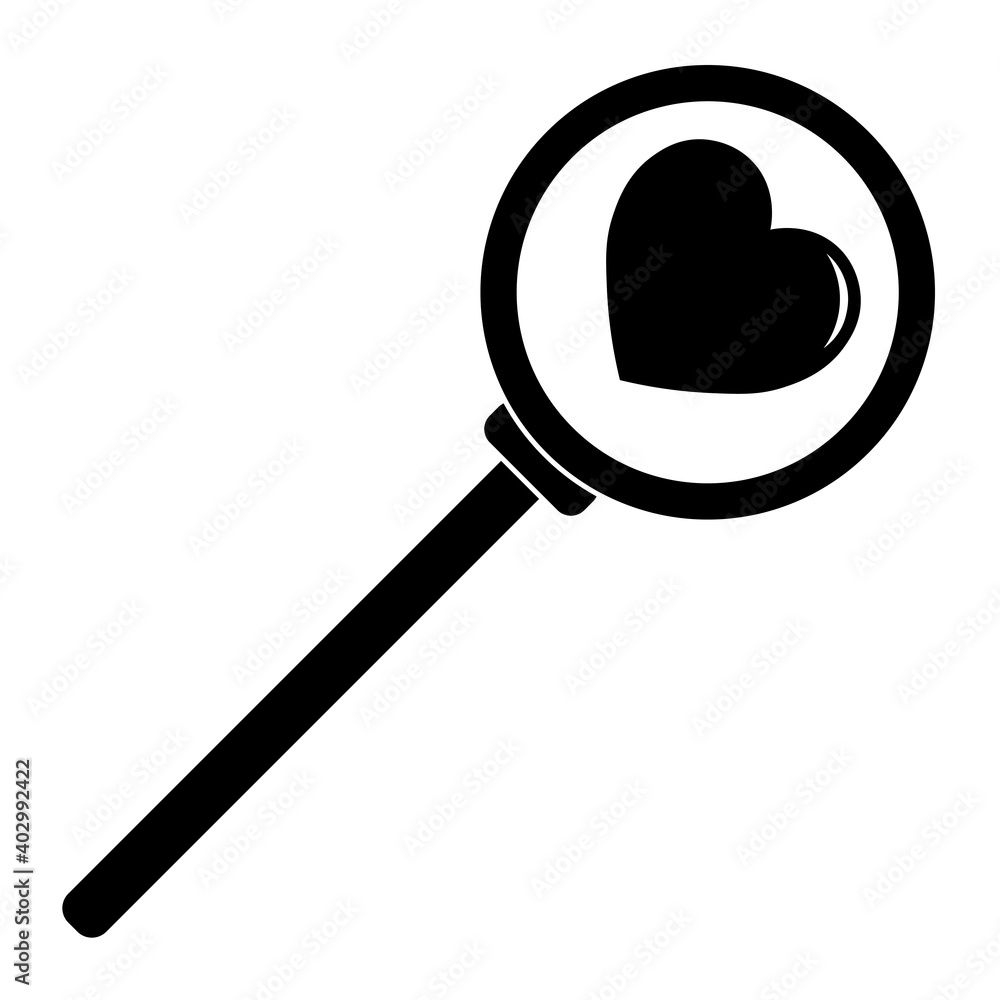 Simple illustration of heart icon for St. Valentines Day Simple illustration of heart icon for St. Valentines Day
