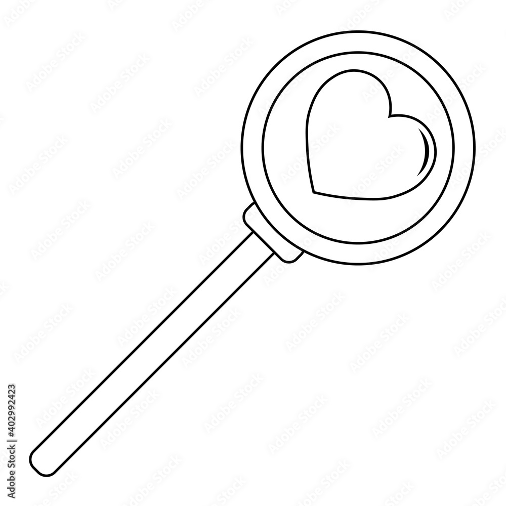 Simple illustration of heart icon for St. Valentines Day Simple illustration of heart icon for St. Valentines Day
