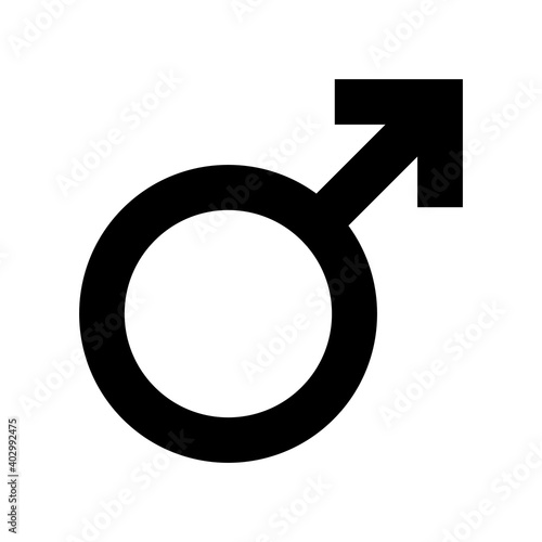Simple illustration of Mars symbol Concept of gender symbols
