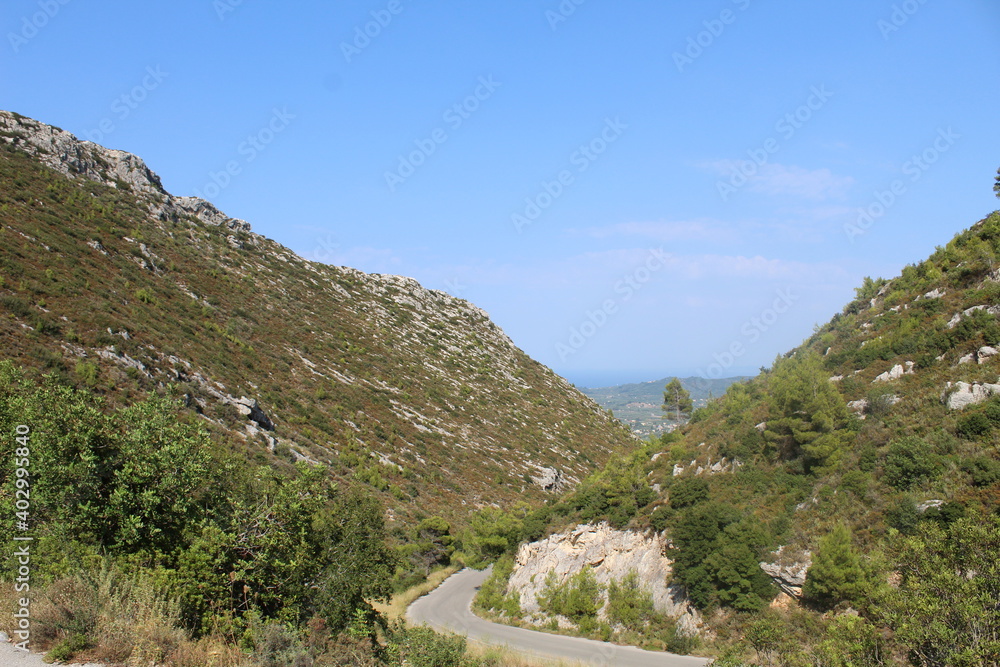 mountain road in the mountains mountain road in the mountains