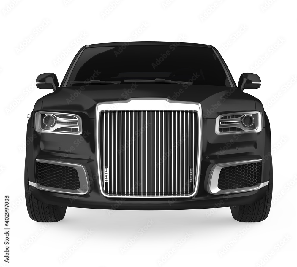 Luxury Limousine Car Isolated Luxury Limousine Car Isolated
