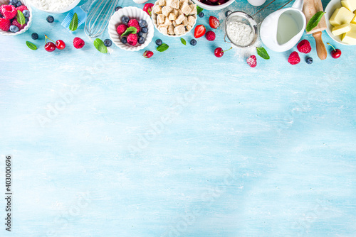 Summer baking background