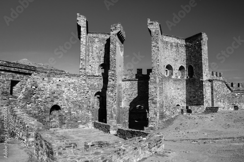 The main gate of the Genoese fortress in Sudak, Crimea.