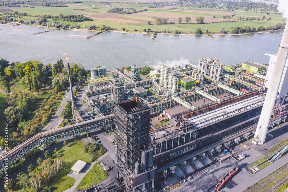 Industrial areas in Ruhr region, Germany