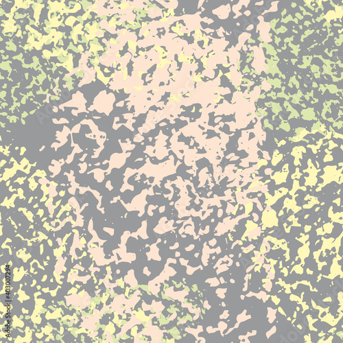 Vector melange texture seamless pattern background. Pastel grey, pink, green distressed backdrop. Painterly crayon concrete textured effect. Irregular hand drawn design. Modern all over print.