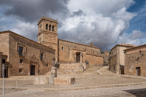 Beautiful shot of the Moron de Almazan municipality in Soria, Castile and Leon, Spain