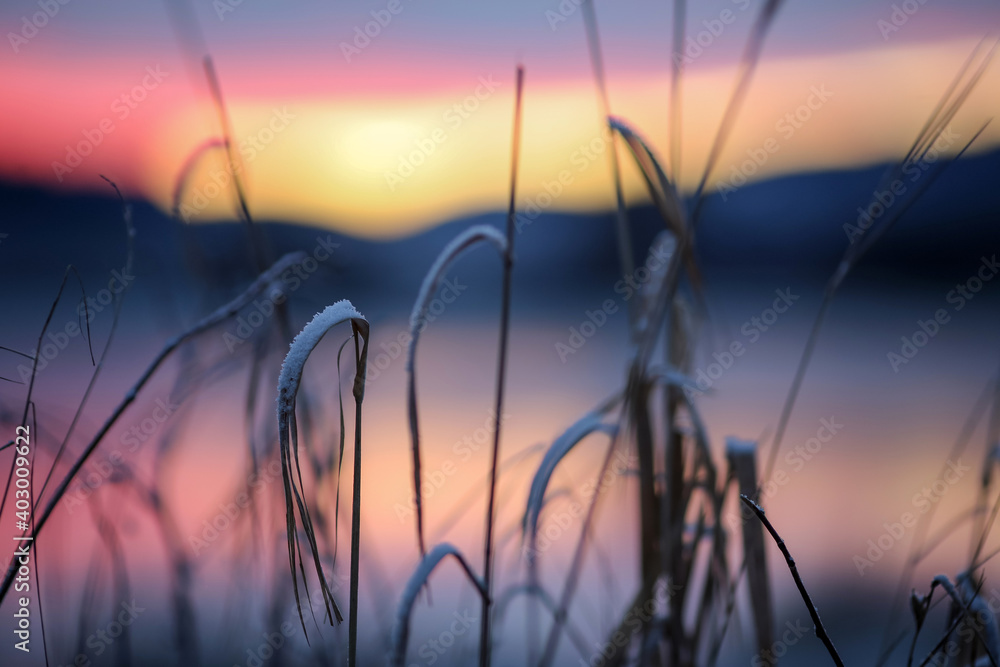 Winter sunset Winter sunset