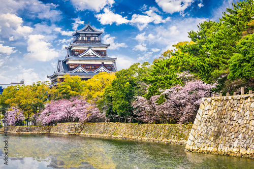 Hiroshima Castle in Spring © Kovcs