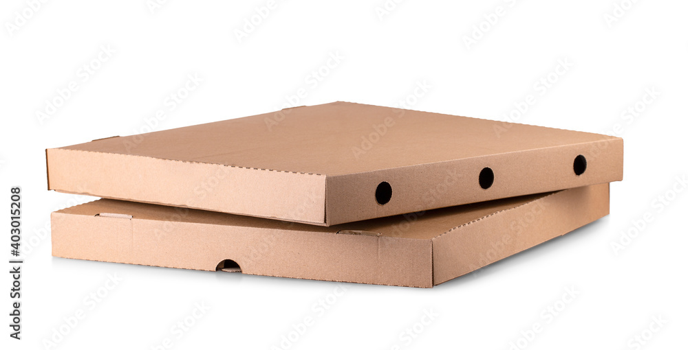 Pizza box on white background. Mock Up Pizza box on white background. Mock Up